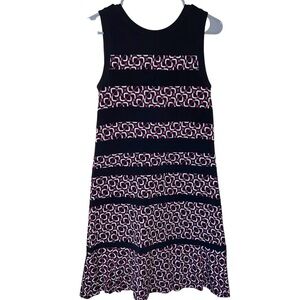 Michael Kors Black and Deep Fuchsia Sheath Dress Size Small Petite NWT